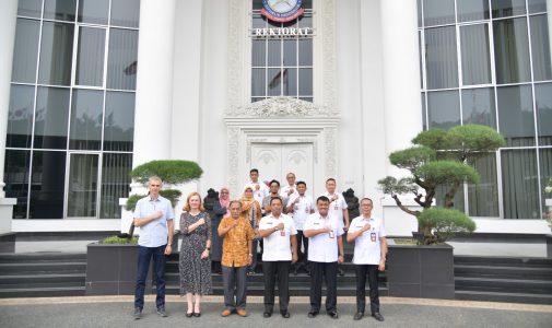 Unhan RI Menerima Kunjungan Courtesy Call Delegasi IPB Bersama Delegasi Faculty of Geodesy, Institute of Photogrammetry and Cartography, University of Zogreb, Kroasia.