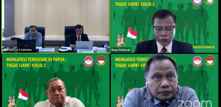 Prodi Damai dan Resolusi Konflik FKN Unhan RI Selenggarakan Focus Grup Discussion (FGD) “Mengatasi Terorisme di Papua: Tugas Siapa?” #jilid2