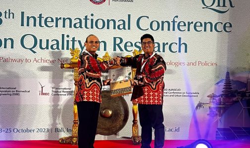 Rektor Unhan RI Sebagai Keynote Speaker Pada The 18th International Conference on Quality in Research 2023.