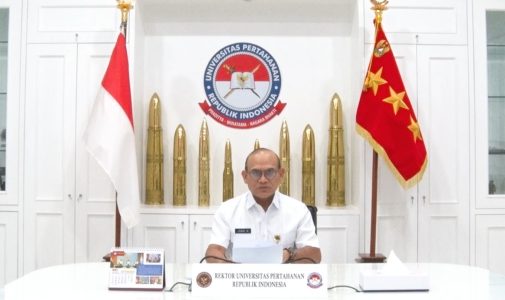 Rektor Unhan RI Membuka Kuliah Pakar Seri#17 Prodi Sarjana Farmasi Fakultas Farmasi Militer Unhan RI