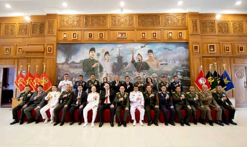 Rektor Unhan RI Menerima Kunjungan Delegasi National Defense University of the Republic of Turkiye.