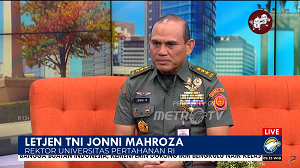 Program Air Bersih untuk Negeri – Rektor Unhan RI sebagai Narasumber Special Talkshow Metro TV