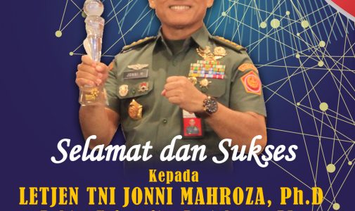 Civitas Akademika Unhan RI Mengucapkan Selamat dan Sukses Kераdа Rektor Universitas Pertahanan RI Letjen TNI Jonni Mahroza, Ph.D., Atas Penganugerahan Data GovAI 2023 dari Asosiasi Big Data Indonesia