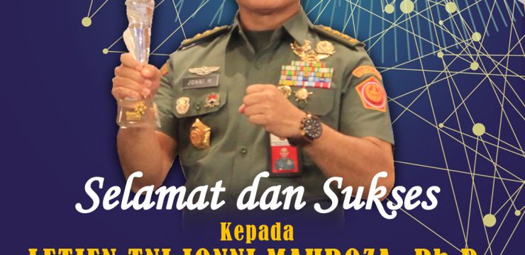 Civitas Akademika Unhan RI Mengucapkan Selamat dan Sukses Kераdа Rektor Universitas Pertahanan RI Letjen TNI Jonni Mahroza, Ph.D., Atas Penganugerahan Data GovAI 2023 dari Asosiasi Big Data Indonesia