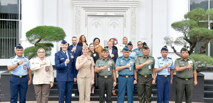 Rektor Unhan RI Menerima Kunjungan Tim US Defense Threat Reduction Agency.