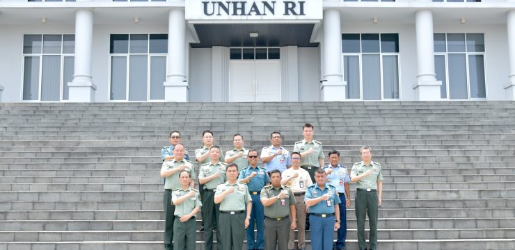 Unhan RI Menerima Kunjungan Courtesy Call Delegasi PLA Academy of Military Science