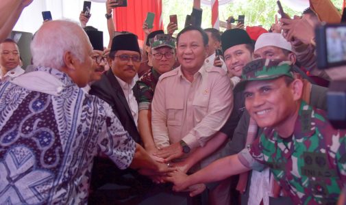 Rektor Unhan RI Dampingi Menhan RI Meresmikan Sumber Air yang dipusatkan di Desa Patereman Kabupaten Bangkalan, Madura, Jawa Timur 