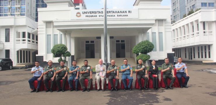 Rektor Unhan RI Menerima Kunjungan Courtesy Call Professor Ron Matthew Guru Besar bidang Ekonomi Pertahanan Cranfield University, British United Kingdom.