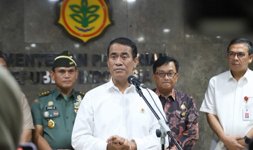 Rektor Unhan RI Hadiri Diskusi Bersama Menteri Pertanian RI Membahas Memperkuat Ketahanan Pangan di Indonesia