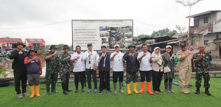 Tim Pembangunan Rumah Murah Unhan RI Menerima Kunjungan dari Tim Dinas Perumahan Rakyat dan Kawasan Permukiman (DRPKP) Provinsi DKI Jakarta.