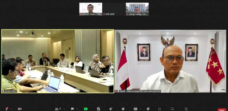 Rektor Universitas Pertahanan Republik Indonesia (Unhan RI) sebagai Pembicara Utama pada Focus Group Discussion (FGD) tentang Sinergi Multipihak dalam Penyediaan Air Bersih bagi Masyarakat Miskin: Mapping Lokus Penanganan.