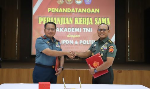 Rektor Unhan RI Tandatangani Perjanjian Kerja Sama dengan Akademi Tentara Nasional Indonesia