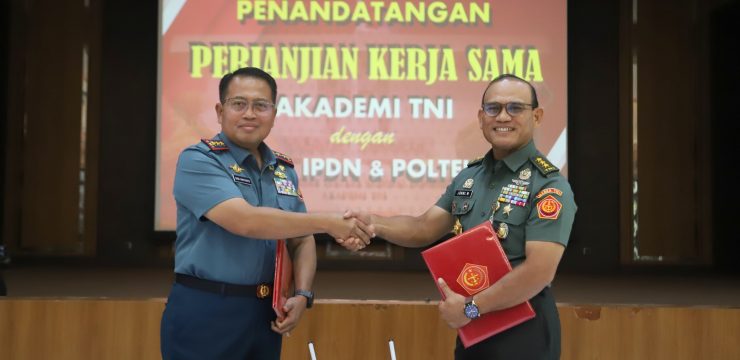 Rektor Unhan RI Tandatangani Perjanjian Kerja Sama dengan Akademi Tentara Nasional Indonesia