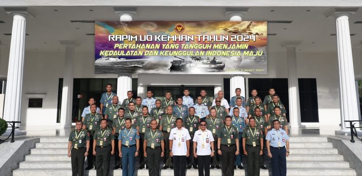 Rektor Unhan RI Menghadiri Rapat Pimpinan Unit Organisasi Kemhan RI Tahun 2024.