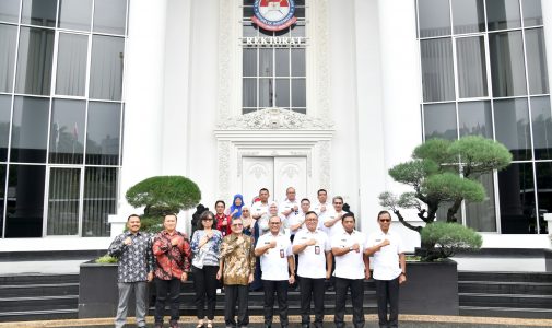 Rektor Unhan RI Menerima Kunjungan Rektor ITSB Bahas Potensi Kerjasama Tridharma Perguruan Tinggi.