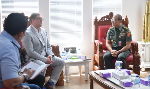 Rektor Unhan RI Terima Courtesy Call Prof. David Galbreath dari University of Bath, UK