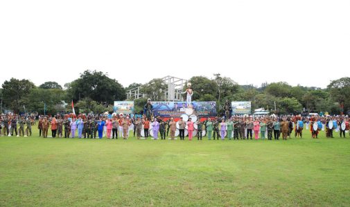 Rektor Unhan RI Menghadiri Upacara Pembukaan Latihan Integritas Taruna Wreda Nusantara (Latsitardanus) Ke-XLIV Tahun 2024, dengan tema “Latihan Integrasi Taruna Krida Nusantara menuju Kalimantan Timur yang Maju dan Unggul”.