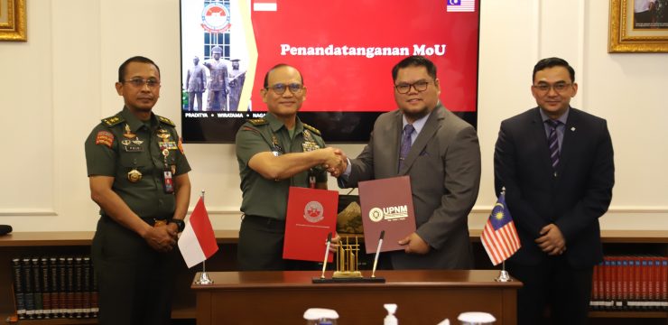 Rektor Unhan RI Tandatangani MoU dengan UPN Malaysia
