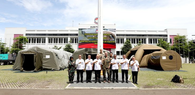 Rektor Universitas Pertahanan RI Terima Atase Pertahanan Jerman dan Tinjau Rumah Sakit Lapangan