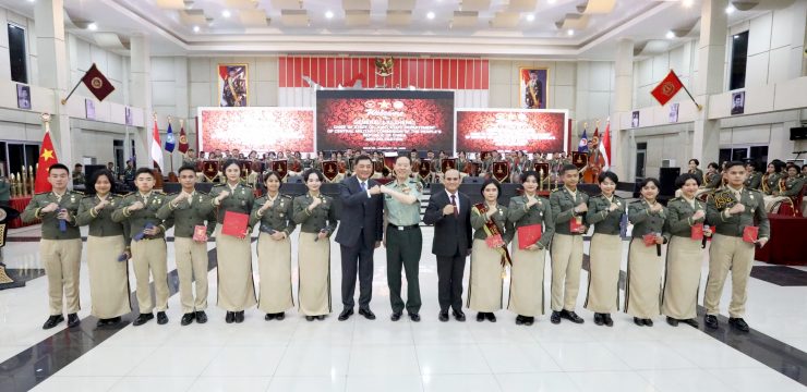 Universitas Pertahanan RI Selenggarakan Gala Dinner dalam Rangka Menyambut Delegasi Tentara Pembebasan Rakyat Tiongkok (CPLA)