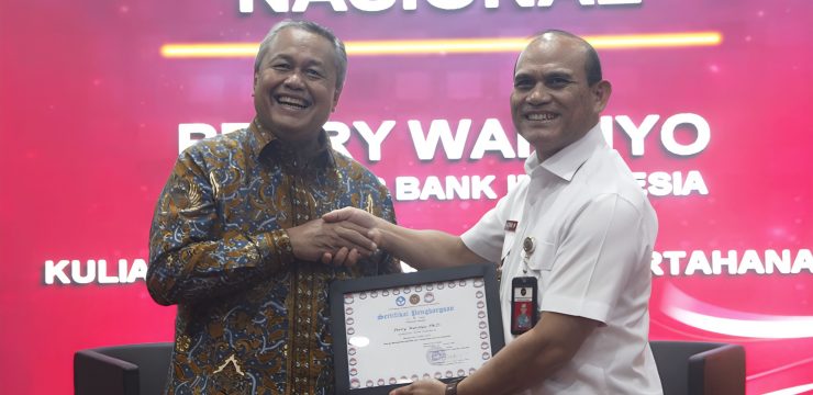 Rektor Unhan RI Membuka Kuliah Umum Gubernur BI: Sinergi untuk Stabilitas dan Transformasi Ekonomi