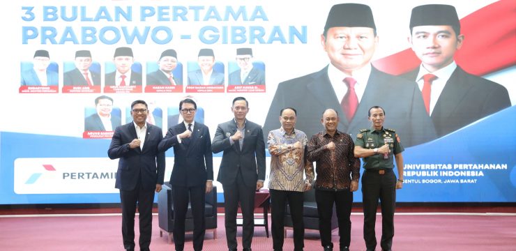 Menteri AHY Sebagai Keynote Speaker dan Narasumber Utama dalam Dialog Khusus 3 Bulan Pertama Prabowo-Gibran yang Digelar Unhan RI dan Garuda TV.