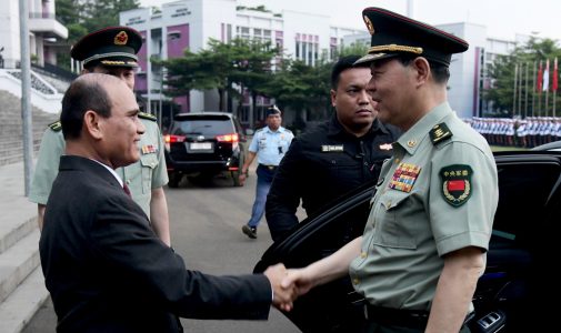 Rektor Unhan RI Menerima Kunjungan Courtesy Call Chief of Joint Staff Department of Central Military Commission of the People’s Republic of China (PRC), Jenderal Liu Zhenli.