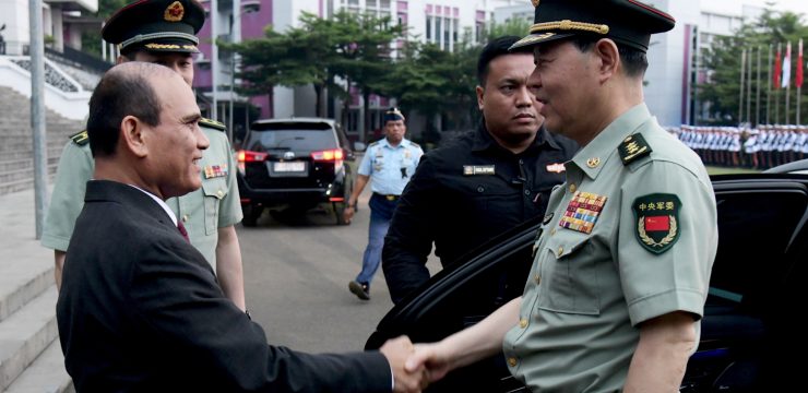 Rektor Unhan RI Menerima Kunjungan Courtesy Call Chief of Joint Staff Department of Central Military Commission of the People’s Republic of China (PRC), Jenderal Liu Zhenli.
