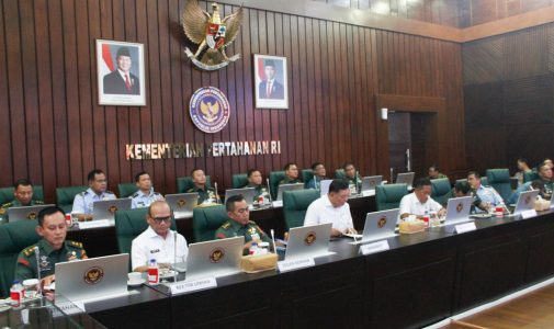 Rektor Unhan RI Menghadiri Kegiatan Rapim Kemhan RI TA.2025.
