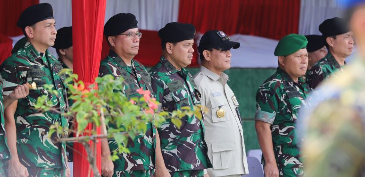 Rektor Unhan RI Hadiri Upacara Penetapan Komcad Matra Darat Tahun 2025