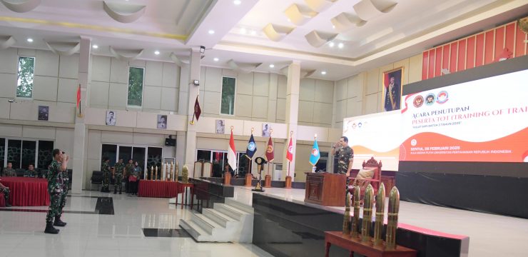 Rektor Unhan RI Menutup Training of Trainer (TOT) SPPI Batch III Tahun 2025