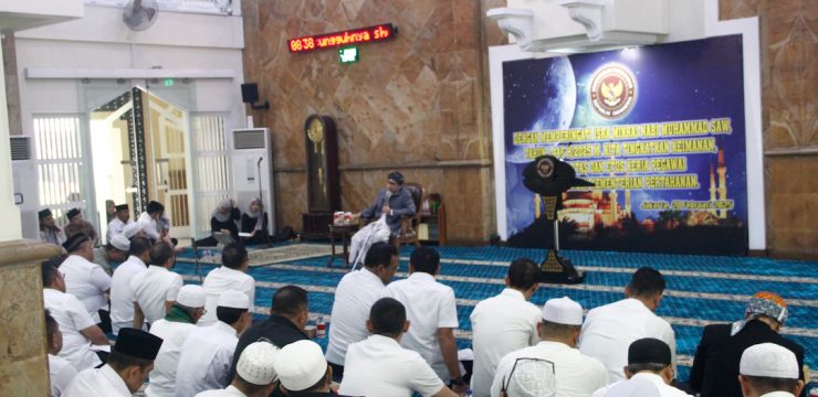 Unhan RI Hadir Pada Peringatan Isra Mi’raj 1446 H/2025 M di Kemhan RI.