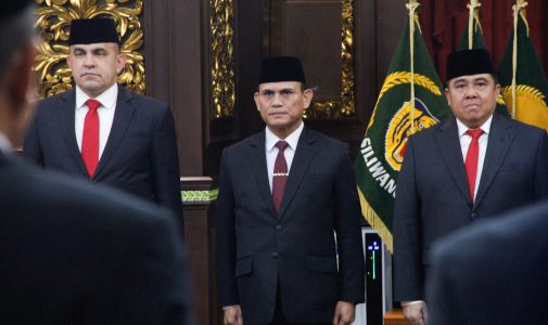 Rektor Unhan RI Hadiri Kegiatan Menhan RI Melantik Pejabat Deputi Dewan Pertahanan Nasional 