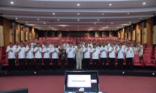 Rektor Unhan RI Membuka Sosialisasi Sertifikasi Kompetensi SDM di Lingkungan Unhan RI