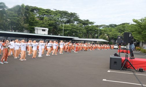UNHAN RI Gelar Apel Pagi Gabungan, Olahraga Bersama, dan Bazar Menjelang Ramadan