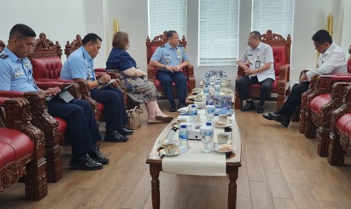 Unhan RI Terima Kunjungan National Air and Space Power Centre Indonesia (NASPCI)