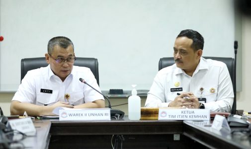 Unhan RI Menerima Taklimat Akhir Audit Kinerja Unhan RI TA 2024 Subsatker Unhan RI oleh Itjen Kemhan