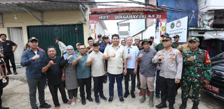 Rektor Unhan RI Terima Kunjungan Menteri Perumahan dan Pemukiman Tinjau Pembangunan 30 Unit Rumah Panggung di Muara Angke
