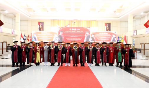Unhan RI Laksanakan Sidang Senat Terbuka Pengukuhan Guru Besar Kol. Laut (K) Prof. Dr. Anwar Kurniadi, S.KP., M.Kep. dan Kol. Sus Prof. Dr. Drs. Mhd. Halkis, M.H.,