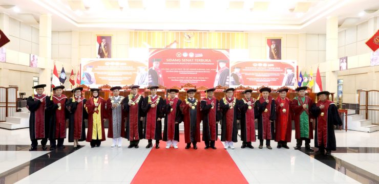Unhan RI Laksanakan Sidang Senat Terbuka Pengukuhan Guru Besar Kol. Laut (K) Prof. Dr. Anwar Kurniadi, S.KP., M.Kep. dan Kol. Sus Prof. Dr. Drs. Mhd. Halkis, M.H.,