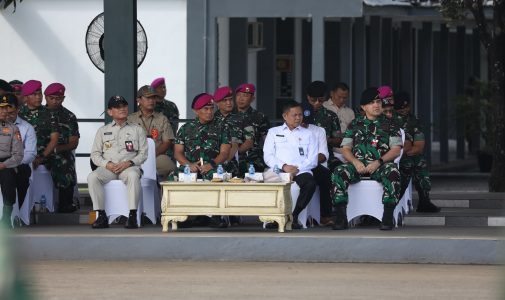 Rektor Unhan RI Hadiri Upacara Pembukaan Pendidikan Dasar Militer SPPI Batch-III TA 2025