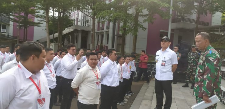 Rektor Unhan RI Berikan Pembekalan kepada Peserta Pendidikan Dasar Militer dan Latihan Manajerial SPPI Batch-III TA 2025.