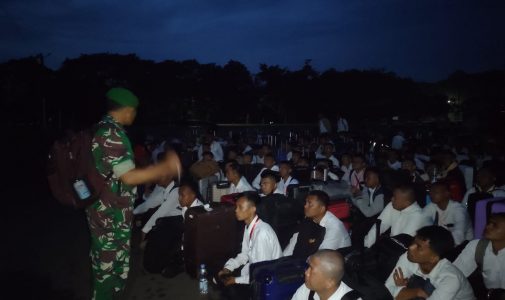 Tantang Cuaca Ekstrem dan Banjir Peserta Diksamil SPPI dari Pekanbaru Tempuh Perjalanan Jauh Menuju Cimahi, Bandung.