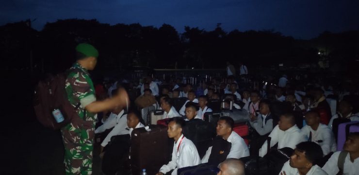 Tantang Cuaca Ekstrem dan Banjir Peserta Diksamil SPPI dari Pekanbaru Tempuh Perjalanan Jauh Menuju Cimahi, Bandung.