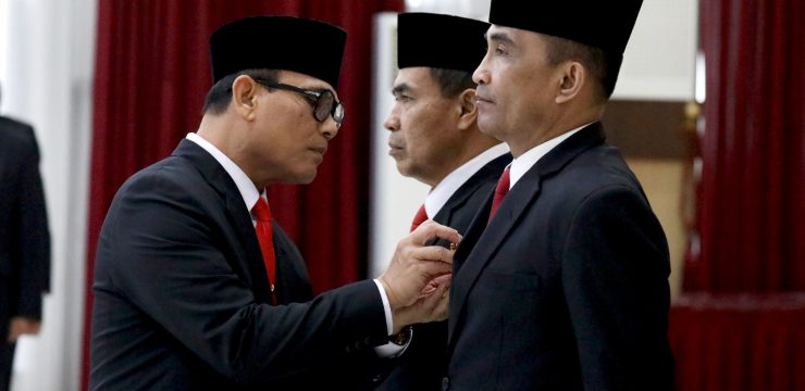 Rektor Unhan RI Pimpin Langsung Serah Terima Jabatan Kepala Satuan Pengawas Unhan RI 