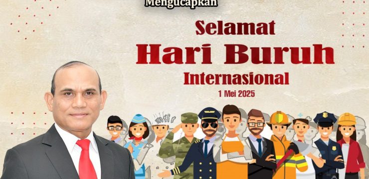 Rektor Universitas Pertahanan Republik Indonesia serta Civitas Akademika Unhan RI mengucapkan Selamat Hari Buruh Internasional 1 Mei 2025