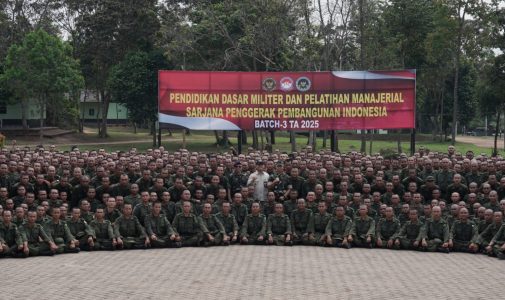 Rektor Unhan RI Tinjau Langsung Pelaksanaan Diksarmil SPPI Batch-3 di Baturaja, Didampingi Dankolat II SPPI dan Komandan Puslatpur Kodiklat TNI AD.