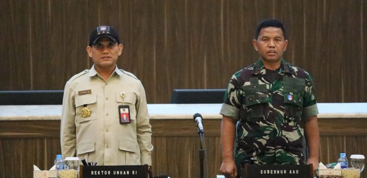 Rektor Unhan RI bersama Gubernur AAU Dorong Kolaborasi Strategis dalam Program SPPI Batch-3: Cetak Pemimpin Muda, Perkuat Sinergi TNI-Polri, dan Dukung Agenda Pembangunan Nasional.