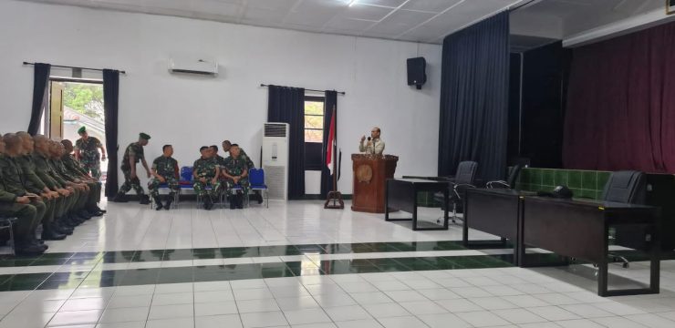 Rektor Unhan RI Tinjau dan Beri Pengarahan dalam Pelaksanaan Diksarmil SPPI Batch-3 di Rindam IV/Diponegoro