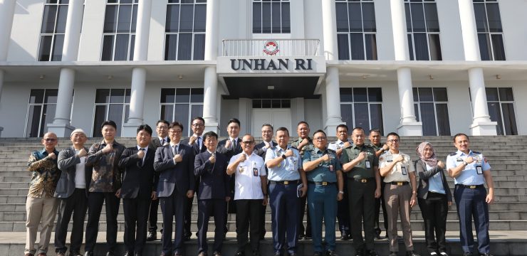 Rektor Unhan RI Terima Kunjungan Delegasi Kookmin University dan EYL Co. Ltd., Dorong Kolaborasi Internasional di Bidang Pertahanan dan Teknologi